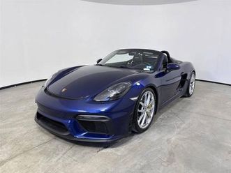 certified 2020 porsche 718 spyder