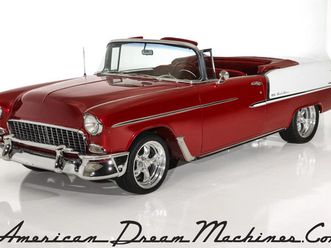 1955 chevrolet bel air/150/210 ruby red metallic 327, auto ps