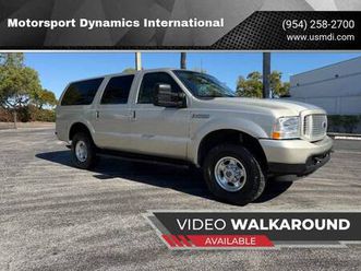 2002 ford excursion xlt – 7.3l power stroke diesel – 4x4 silver