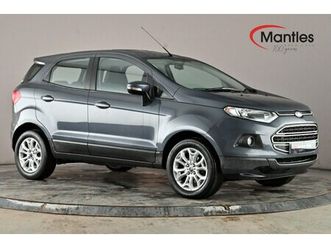 2017 - 1.5 tdci zetec suv 5dr diesel manual 2wd euro 6 95 ps