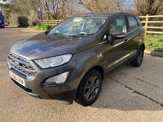 2018 (68) - 1.0 ecoboost 125 zetec 5dr 55k miles fsh years mot warranty