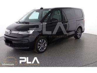 volkswagen multivan 7 places vii t7 court 1.4 e hybride 218cv + camera + toit pano + tablette centrale + hifi hk + acc