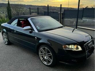 audi s4 cabriolet 4.2 v8 344ch – 108 000 km – suivi complet – très bel état