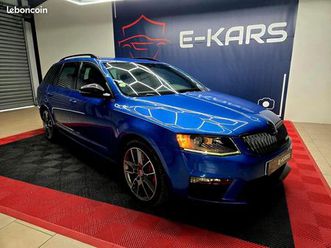 skoda octavia 2.0tdi cr 184ch rs bv dsg historique complet - garantie 12 mois