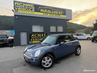 mini cooper cabriolet 1.6 i 115 cv garantie