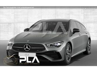 mercedes cla shooting break 250 e pack amg + toit pano + acc + 360°