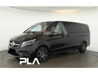 mercedes classe v ii (2) extra-long 300 d 4 matic 8 places pack amg + cuir + portes electriques + camera 360°