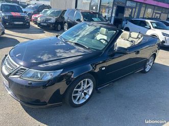 saab 9-3 1.9 tid 150 vektor bva toutes opts noire cuir beige garantie 12 m