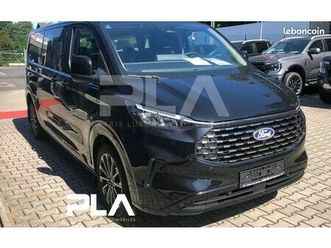 ford tourneo custom 8 places l2 2.0 tdci 170 titanium 4x4 + cuir + 2 portes coulissantes + camera + acc