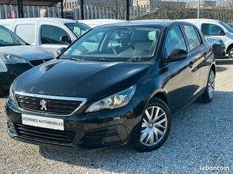 peugeot 308 1.5 bluehdi 100cv s&s bvm5 premium pack 2places deriv-vp vasp 1ere main gris foncé