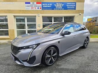 peugeot 308 sw puretech 130 gt eat8 (380e/mois) - toit ouvrant 1ere main suivi peugeot matrix led