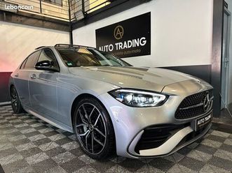 mercedes classe c 220 d 9g-tronic 4matic amg line - toit ouvrant - caméra 360 - attelage - led