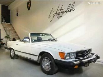 mercedes 380 sl de 1982