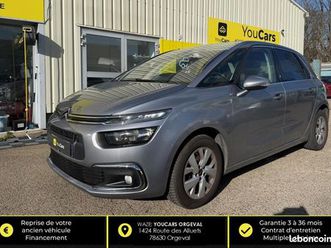 citroen c4 spacetourer 1.5 bluehdi 130 feel start-stop entretien a jour- camera de recul -jantes alu