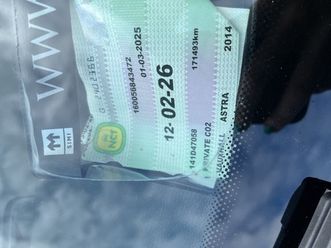 2014 vauxhall astra 1.4 gtc turbo sport s/s 140ps 3dr