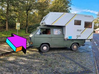 volkswagen t3 doka aaz wohnkoffer,aufbau h-zulassung 5gang diesel