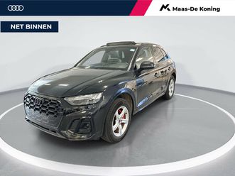 audi q5 50 tfsie 299pk s-tronic s edition · panoramadak · keyless · camera · apple/android car play · zwart optiek · 18'' inch ·