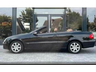mercedes-benz clk 3.0 clk280 cabriolet aut 2006 zwart — mercedes-benz — marktplaats