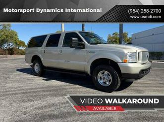 2002 ford excursion xlt – 7.3l power stroke diesel – 4x4 silver