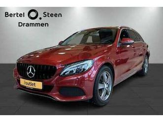 mercedes-benz c-klasse 350te / luftfjæring / dab / hengerfeste / 2017, 106 768 km, kr 199 900,-