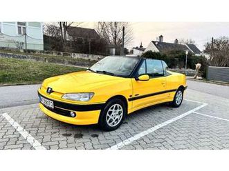 peugeot 306 cabrio 1,6 st. tropez - gelb