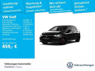 golf viii 2.0 tsi dsg gti clubsport navi iq.light acc laneassist
