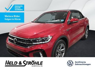 t-roc cabrio r-line 1.5 tsi dsg led+ ahk travel