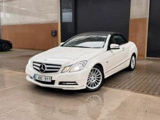 ② mercedes e220cdi cabriolet 163cv — mercedes-benz — 2ememain