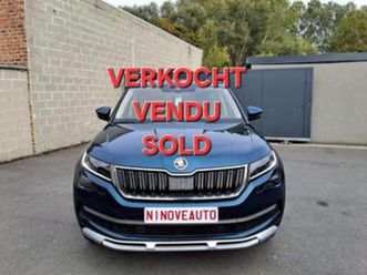 ② skoda kodiaq 1.5 autom leder panordak full optie trekhaak 6d — skoda — 2ememain