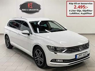 volkswagen passat sportscombi 1.4 tsi act dsg sekventiell, 150hk, 2018