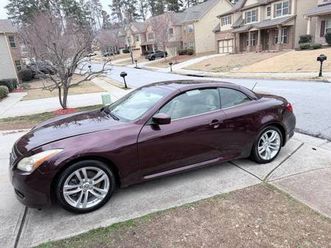 2010 infiniti g37 convertible