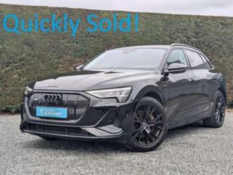 ② audi q8 e-tron ! verkocht ! - s-line - trekhaak - ambiance — audi — 2ememain