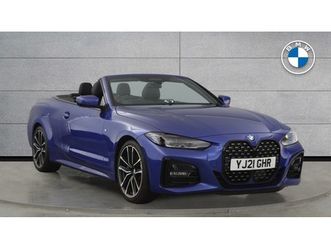 bmw 4 series 420d m sport convertible 2.0 2dr