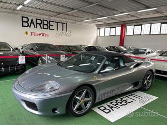 ferrari 360 spider cambio manuale permute rate