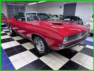 1970 plymouth barracuda real 440 code car - museum quality -rare factory ac car!