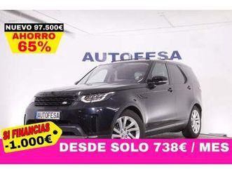 land-rover discovery 3.0 sdv6 luxury hse auto 258cv 5p 7 plazas # cuero, techo elec doble, navy