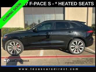 used 2017 jaguar f-pace s dallas tx 75234
