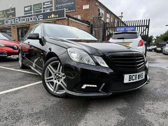 2011 mercedes-benz e-class 3.0td e350 cdi sport 3.0cdi (265bhp) blue f saloon 4d auto
