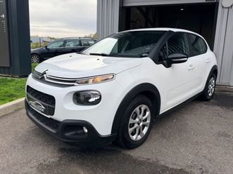 citroen c3 société 1.2 puretech 82ch s&s feel business r bvm5 1ère main prix ttc avec tva recup distribution ok carplay-androidauto radar de recul clim a