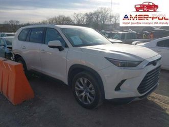 toyota grand highlander limited 2024 2.4 benzyna 265km