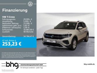 volkswagen t-cross life 1.0 l tsi opf ) 7-gang-doppelkupplungsgetriebe dsg