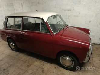 autobianchi bianchina panoramica iscritta asi