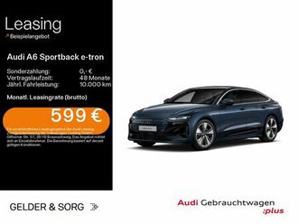 audi a6 sportback e-tron perf. 0,25%*air*led*ahk*pano