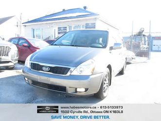 2011 kia sedona 7pass lthr, roof, nav, certified+wrty $6990