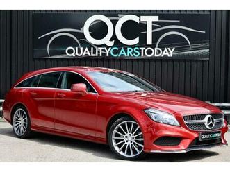 mercedes cls 220d amg line shooting brake estate *designo + saddle brown + ulez*