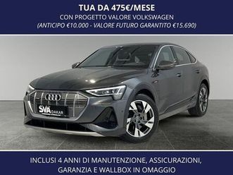 audi e-tron sportback (q8) 50 313cv batt.71kwh autom. quattro s-line