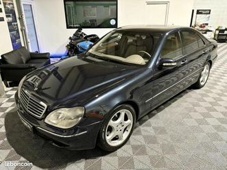 mercedes classe s s430 4 matic - v8 essence - 2ème main - carnet et factures - superbe