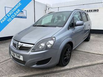 2011 vauxhall zafira 1.7td exclusiv 1.7cdti 16v ecoflex