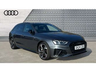 audi a4 avant 40 tfsi 204 black edition 5dr s tronic estate 2024, 11040 miles, £31990 - 33208108 - exchangeandmart.co.uk