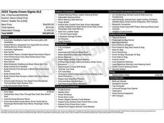 used 2025 toyota crown signia xle